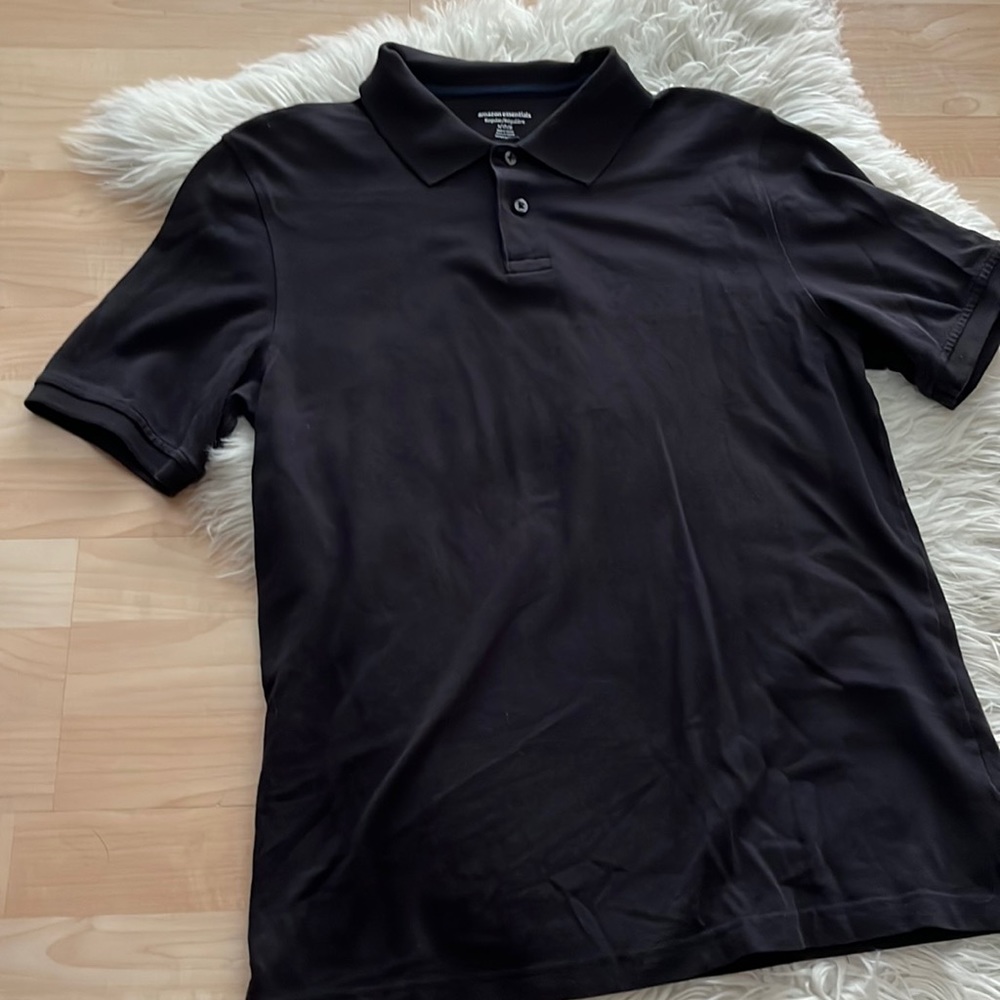 Amazon Essentials Mens Black Polo S ***Worn Once